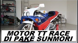 HONDA VFR 750R RC30 ( MOTOR TT RACE DI PAKE JALAN) #VLOG 109