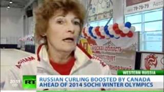 Russian curling boosted by Canada ahead of Sochi Olympics