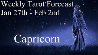Capricorn ~ Have no fear! ~ Weekly Tarotscope Jan 27th - Feb 2nd