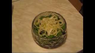 Cалат, из тыквы с киноа .