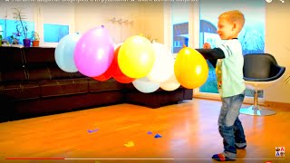 Лопаем шарики Ищем Сюрпризы Giant ballons surprise