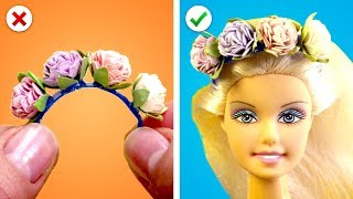 14 Fun Barbie Hacks! And More Toy DIY Ideas