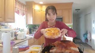 Nướng gà tây cho ngày lễ tạ ơn, Thanksgiving ở Mỹ,phần 2 - Cuộc sống Mỹ  - Trinh Le.