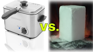 Deep Fryer vs  Dry Ice