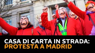 #Madrid: protesta contro la privatizzazione dei fondi pensione