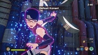 Naruto to Boruto Shinobi Striker PC - Sarada Uchiha Online Coop Gameplay 1080p 60 FPS