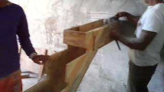 Como instalar escada de viga.