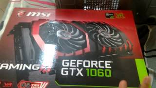 《神月》开箱【GTX 1060 GAMING X 3G】1060开箱时间