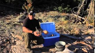 Shore lunch with Anderson's Lodge