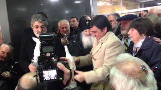 tato goderdzishvili (shampanuris gaxsna :))))))თეიმურაზ წიკლაურის ვარსკვლავის გახსნაზე