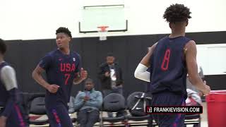 Cam Reddish Jordan Brand Classic / Nike Hoops Summit Practice Clips | Up Close