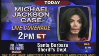 Michael Jackson turns him self over to Santa Barbara police 2