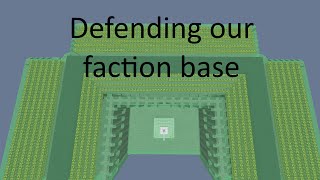 Minecraft Factions defending Ep 19 on cosmic pvp alien planet season 2