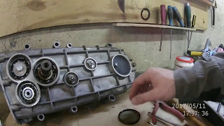 Разборка КПП(Disassembly of the transmission) на LYNX YETI ARMY V 800 2008г