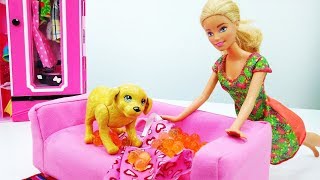 Новое платье для Барби - Видео для девочек