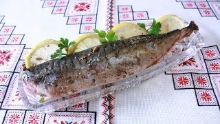 Скумбрия в духовке Как приготовить скумбрию Скумбрія запечена скумбрия в фольге скумбрия запеченная