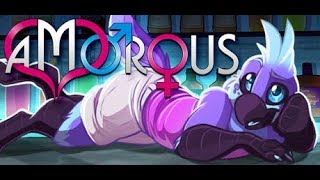 let's play a hella gay furry game, let's play Amorous and suffer