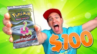 OPENING $100 1ST EDITION POKEMON CARDS PACK! *vintage*
