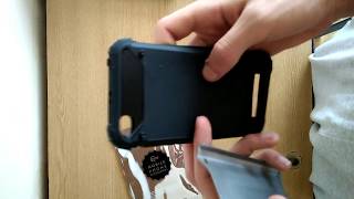 Unboxing - Hybrid Shell Grey case | Tempered Glass | Xiaomi Redmi 4A