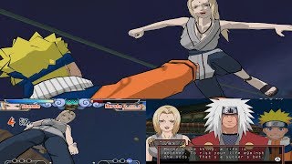 Naruto Clash of Ninja Revolution Walkthrough Part 9 Orochimaru vs Tsunade vs Naruto Gameplay 1080p