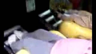 Black girl pees on indoor  rollercoaster