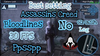 Cara Setting Assassins Creed Bloodlines Emulator PPSSPP