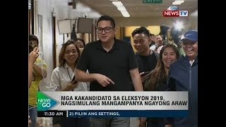 NTG: Mga kakandidato sa eleksyon 2019, nagsimulang mangampanya ngayong araw