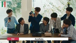 [SUB ITA] LG G7 ThinQ: BTS reacts to LG G7 ThinQ Boombox Speaker