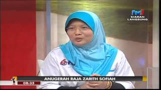 Raja Zarith Sofiah Awards in SP1M RTM1