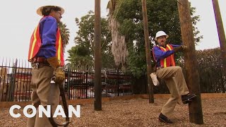 Conan The Cable Installer 11/25/10  - CONAN on TBS