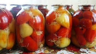 Перец Фаршированный Капустой на Зиму