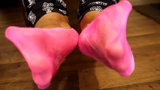 SOCKPLAY Neon Nylon NO SHOW SOCKS