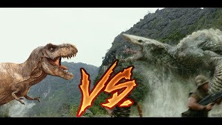 T-Rex vs Skull Crawler