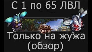 Роял квест обзор прокачки с 1 по 65 лвл только на жужах.
