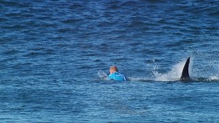 SHARK ATTACK J-BAY - Mick Fanning luta com tubarão na final