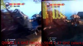 Witcher 3 Q6600 vs L5640 & GTX 960[REAL FPS]