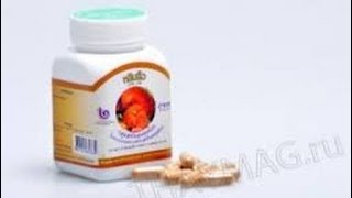 Линчжи (Рейши, GANODERMA LUCIDUM), 100 капсул. Тайские штучки.