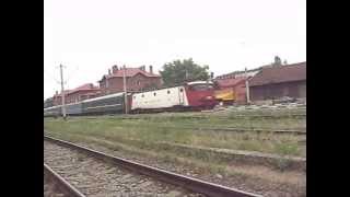 Trenul International Moscova - Sofia paraseste Gara Burdujeni [14 iulie 2008]