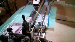 Machine for cutting glass.Машинка для резки стекловаты (первая пробная версия)