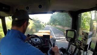 JCB Fastrac baler and quadro pac v in cab