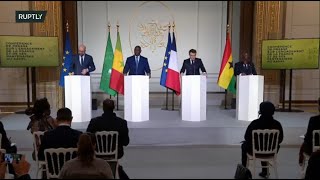 LIVE: Macron and Michel hold press conference on France engagement on Sahel