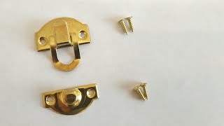 Защелка,замок для шкатулки с Китая(AliExpress).Распаковка и обзор.