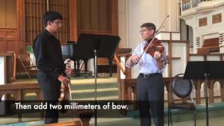 Peter Slowik: Strong sautille bow stroke on viola
