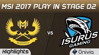 GAM vs ISG Highlights MSI 2017 Play In Stage D2 Marine Esports vs Isurus Gaming by Onivia
