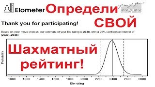 Как узнать свой шахматный рейтинг? Проходим Шахматный ЭЛОМЕР!