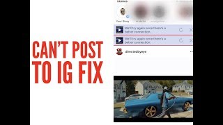 We'll try again once there's a better connection instagram  fix 2018