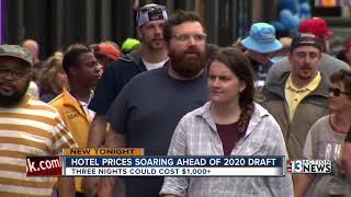 Hotel prices soar for 2020 NFL Draft in Las Vegas