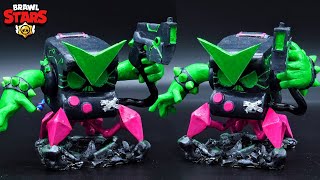 brawl stars clay Art - New Skins Virus 8-Bit