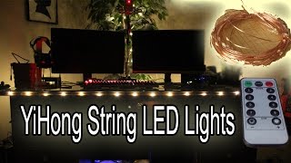 REVIEW:  YIHONG String LED Lights (Amazon) | Multi-Light, Warm White