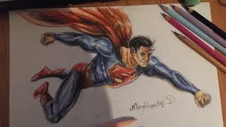 Drawing Superman (Man of Steel) /Рисунок Супермена (Стального Человека)